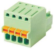 TERMINAL BLOCK, PLUGGABLE, 3POS, 20AWG