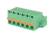 TERMINAL BLOCK, PLUGGABLE, 6POS, 12AWG