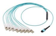 FIBRE OPTIC CABLE, MPO-LCD X 8, MM, 5M