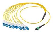 FIBRE OPTIC CABLE, MPO-LCD X 8, SM, 5M