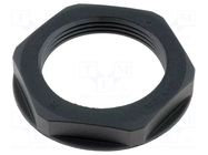 Nut; M32; polyamide; UL94V-2; 41mm; black; Thread: metric; Pitch: 1.5 LAPP