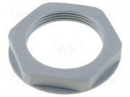 Nut; M32; polyamide; UL94V-2; 41mm; grey; Thread: metric; Pitch: 1.5 LAPP
