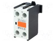 Auxiliary contacts; Leads: screw terminals; front; BF LOVATO ELECTRIC
