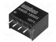 Converter: DC/DC; 2W; Uin: 10.8÷13.2V; Uout: 5VDC; Iout: 400mA; SIP4 