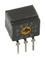ROTARY SWITCH, 1P, 10 POS, 0.1A/250V/30V