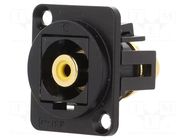 Coupler; RCA socket,both sides; FT; XLR standard; 19x24mm CLIFF