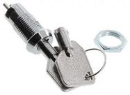 KEYLOCK SWITCH, SPDT, 2POS, 1A, 125V
