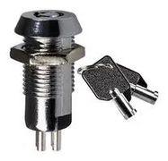KEYLOCK SWITCH, SPDT, 2POS, 1A, 125V