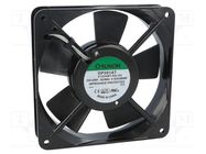 Fan: AC; axial; 230VAC; 120x120x25mm; 112m3/h; 44dBA; ball; 2150rpm SUNON