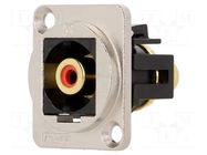 Coupler; RCA socket,both sides; FT; XLR standard; 19x24mm CLIFF