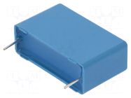Capacitor: polypropylene; X2; 4.7uF; 630VDC; 305VAC; 18x33x31.5mm EPCOS / TDK