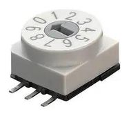 ROTARY CODE SWITCH, BCD, 0.15A, 42VDC