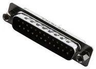 D-SUB CONN, PLUG, DB, 25P, PANEL