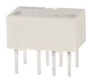 SIGNAL RELAY, DPDT, 3VDC, 1A, TH