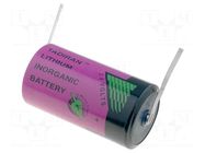 Battery: lithium (LTC); C; 3.6V; 8500mAh; non-rechargeable TADIRAN