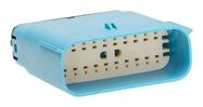 CONN HOUSING, PLUG, 20POS, LIGHT BLUE