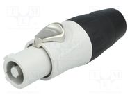 Connector: circular; plug; female; PIN: 3; for cable; 25A; HP; IP54 AMPHENOL