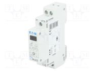 Module: pushbutton switch; 250VAC; 16A; IP40; 17.5x90x60mm; 24V EATON ELECTRIC