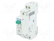 Module: pushbutton switch; 250VAC; 16A; IP40; 17.5x90x60mm; 230V EATON ELECTRIC