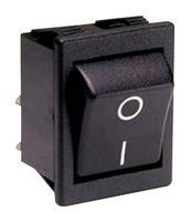 ROCKER SWITCH, DPST, 16A, 250VAC, PANEL