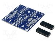 Adapter; prototype board; Modulowo DuoNect; TI LaunchPad MODULOGY