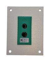 THERMOCPL CONN, W/PANEL, SOCKET, K, 1WAY