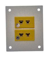 THERMOCPL CONN, W/PANEL, SOCKET, K, 2WAY