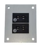 THERMOCPL CONN, W/PANEL, SOCKET, J, 2WAY
