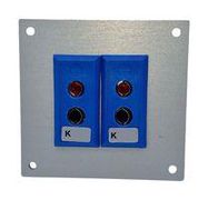 THERMOCPL CONN, W/PANEL, SOCKET, K, 2WAY