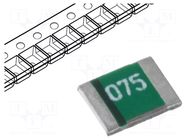 Fuse: PTC polymer; 750mA; 1210 ECE