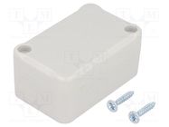 Enclosure: multipurpose; X: 40mm; Y: 64mm; Z: 30mm; polystyrene; grey KRADEX