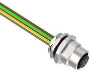 SENSOR CORD, 8P M12 RCPT-FREE END, 0.5M