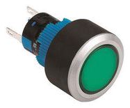 LED PANEL INDICATOR, GREEN, 22MM, 12V