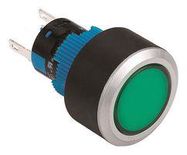 LED PANEL INDICATOR, GREEN, 22MM, 24V