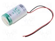 Battery: lithium; C; 3.6V; 7700mAh; non-rechargeable; Ø26x50.9mm SAFT