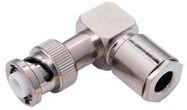 RF/COAXIAL, MHV PLUG, R/A, CLAMP