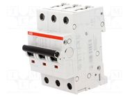 Circuit breaker; 400VAC; Inom: 25A; Poles: 3; Charact: C; 10kA; IP20 ABB