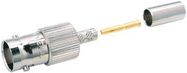 RF/COAXIAL, BNC JACK, STRAIGHT, 75 OHM, CRIMP