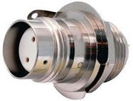 RF/COAXIAL, TWINAX BULKHEAD RECEPTACLE, STRAIGHT, SOLDER