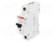 Circuit breaker; 230/400VAC; Inom: 16A; Poles: 1; Charact: C; 10kA ABB