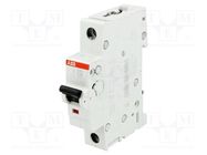 Circuit breaker; 230/400VAC; Inom: 16A; Poles: 1; Charact: C; 6kA ABB