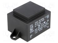 Transformer: encapsulated; 6VA; 230VAC; 7.5V; 800mA; 800mA; PCB HAHN