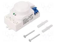 Module: microwave motion detector; 900mW; Detection: circle Ø10m ZAMEL