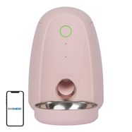 Smart food dispenser with plastic bowl WIFI mini Dogness (pink)), Dogness