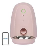 Smart food dispenser with plastic bowl WIFI mini Dogness (pink)), Dogness