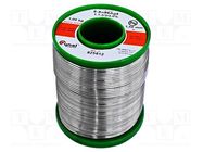 Tin; lead free; Sn96,3Ag3,7; 1.5mm; 1kg; reel; Melt.point: 221°C; 3% 