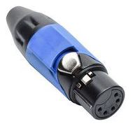 CONNECTOR, XLR AUDIO, PLUG, 5POS, CABLE