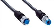 SENSOR/ACTR CBL, 8P, M12 RCPT-PLUG, 10M