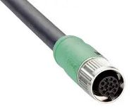 SENSOR/ACTR CBL, 12P, M12 RCPT-FREE END