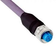 SENSOR/ACTR CBL/2P/M12 RCPT-FREE END/10M